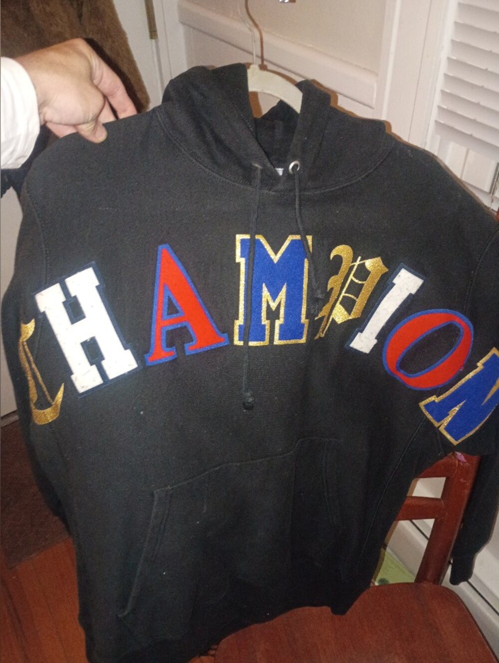 Mens Large Champion Hoodie